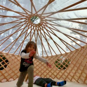 Eco-Friendly Yurt for Kids & Families – A Natural Wooden Playhouse