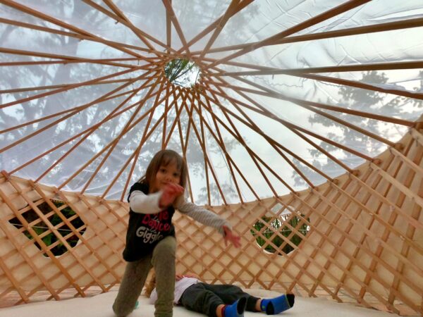 Eco-Friendly Yurt for Kids & Families – A Natural Wooden Playhouse